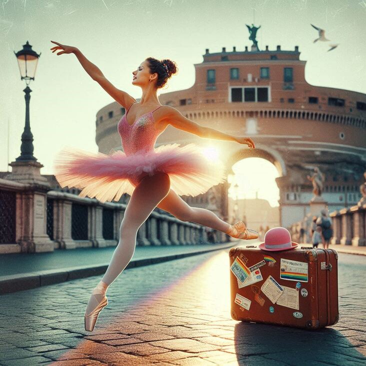 #PinkTutuRome Wednesday 2025-12-03 exploring Rome Italy