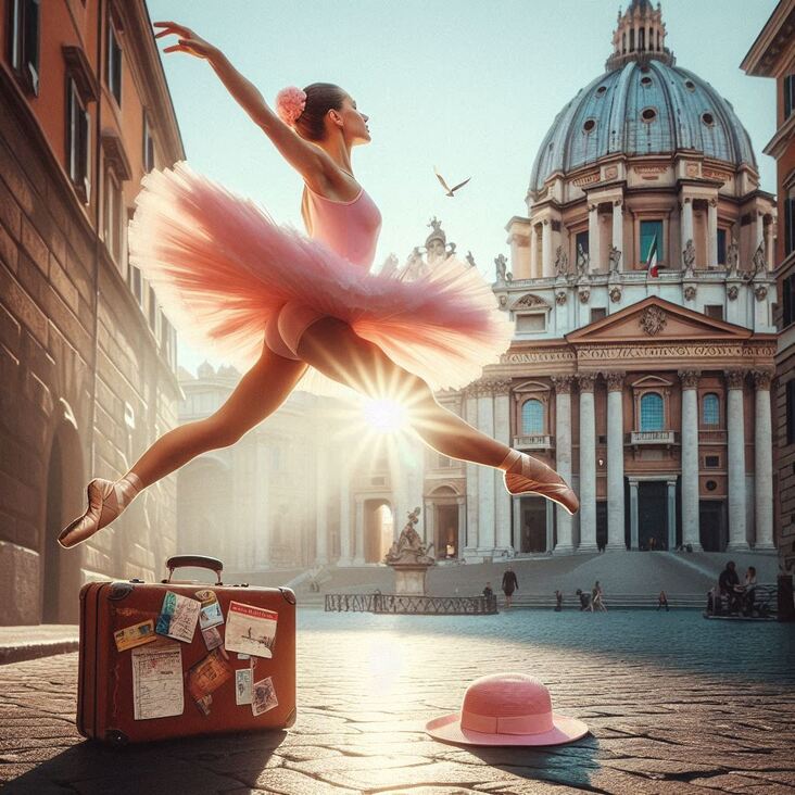 #PinkTutuRome Wednesday 2025-12-10 exploring Rome Italy