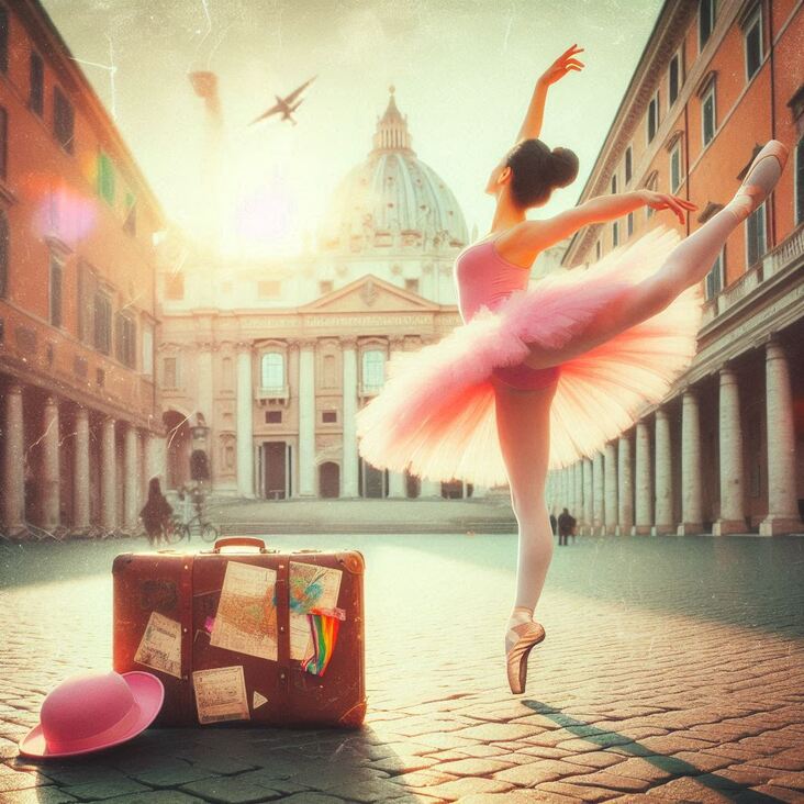 #PinkTutuRome Wednesday 2025-12-24 exploring Rome Italy