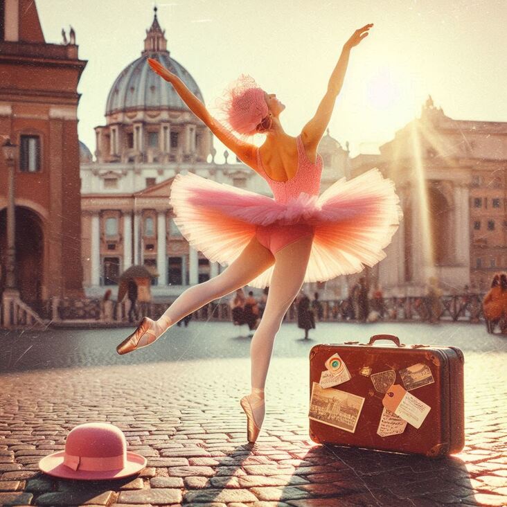 #PinkTutuRome Wednesday 2026-02-18 exploring Rome Italy