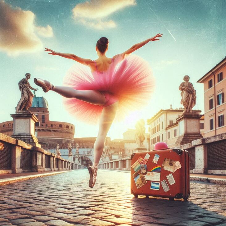 #PinkTutuRome Wednesday 2027-05-19 exploring Rome Italy