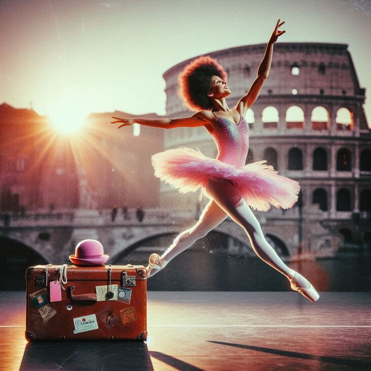 #PinkTutuRome Wednesday 2027-06-30 exploring Rome Italy