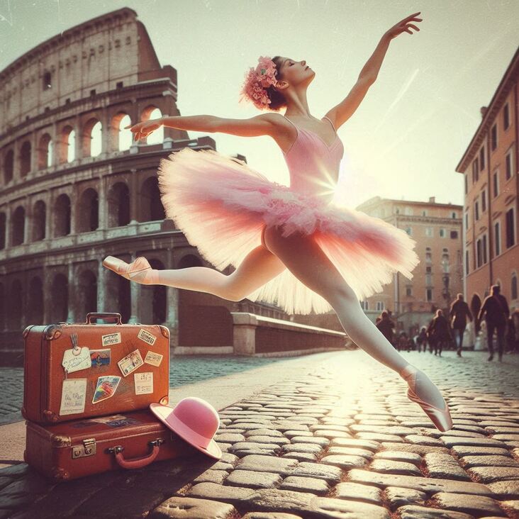 #PinkTutuRome Wednesday 2027-11-03 exploring Rome Italy