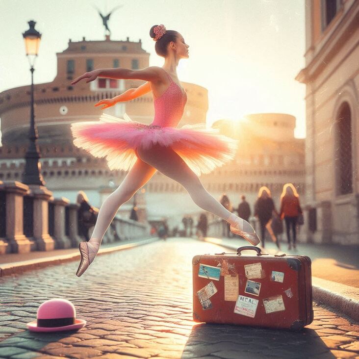 #PinkTutuRome Wednesday 2027-11-24 exploring Rome Italy