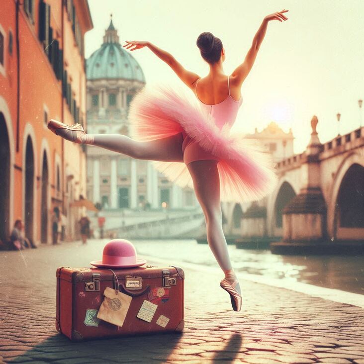 #PinkTutuRome Wednesday 2027-12-22 exploring Rome Italy