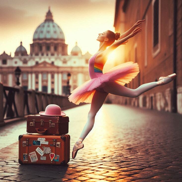 #PinkTutuRome Wednesday 2029-05-16 exploring Rome Italy