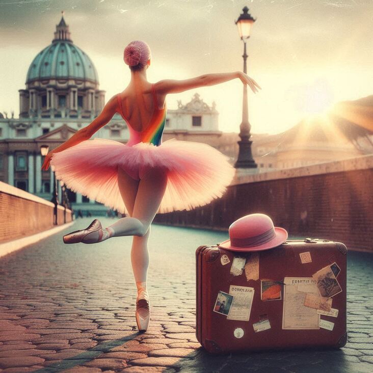 #PinkTutuRome Wednesday 2029-07-25 exploring Rome Italy
