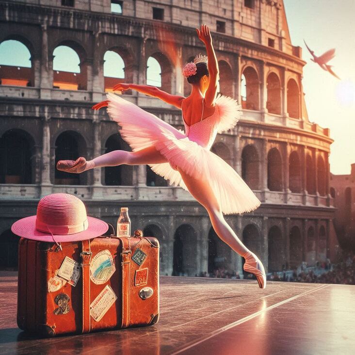 #PinkTutuRome Wednesday 2029-08-01 exploring Rome Italy
