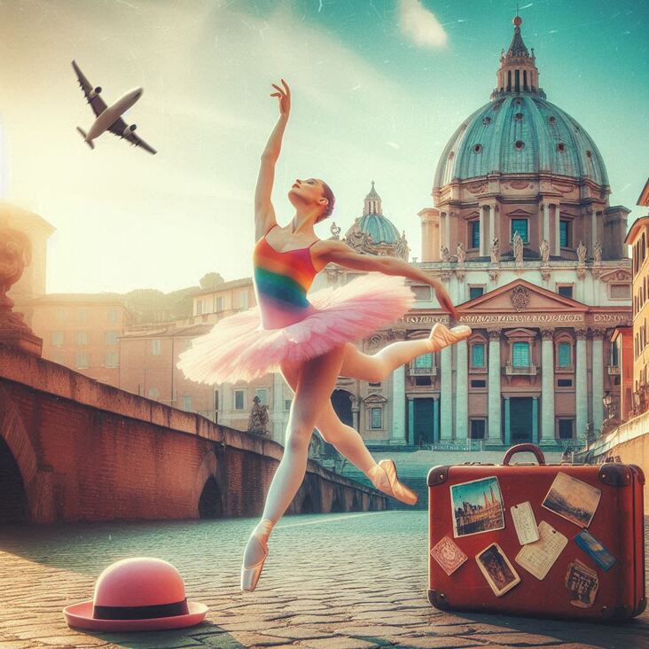 #PinkTutuRome Wednesday 2029-11-21 exploring Rome Italy
