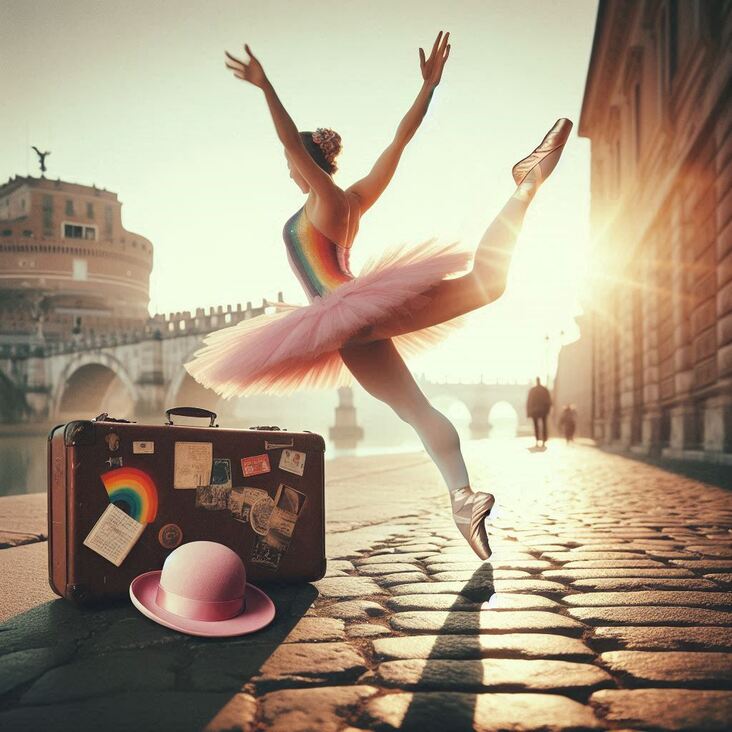 #PinkTutuRome Wednesday 2030-01-02 exploring Rome Italy