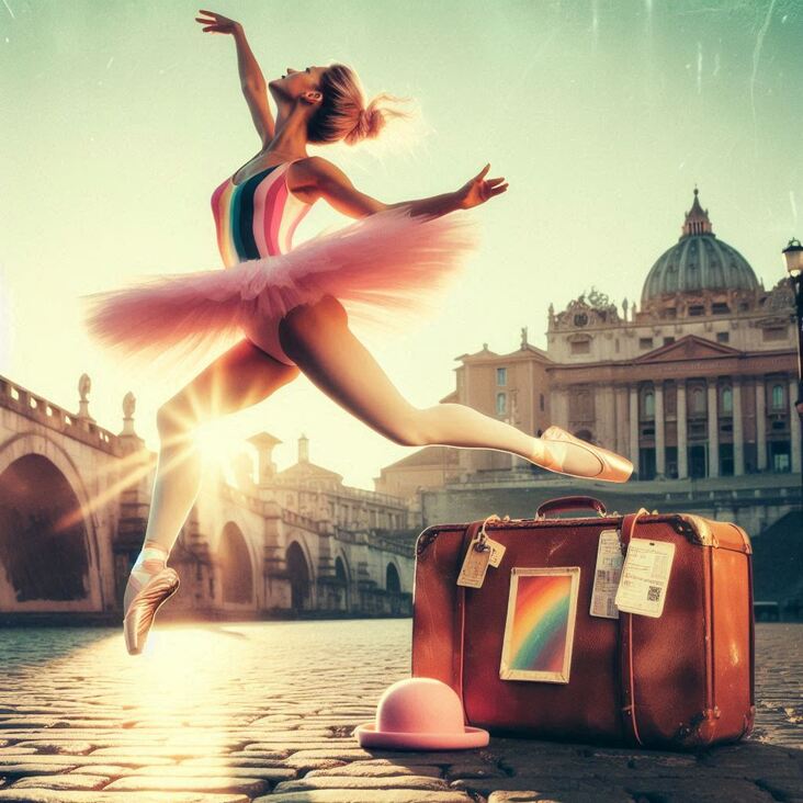#PinkTutuRome Wednesday 2029-08-15 exploring Rome Italy