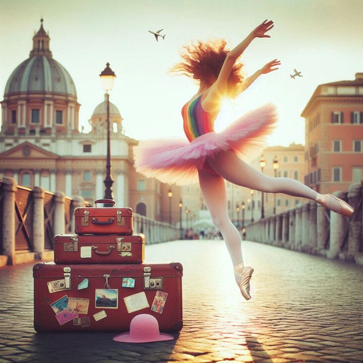#PinkTutuRome Wednesday 2029-11-14 exploring Rome Italy