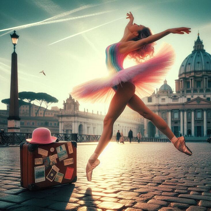 #PinkTutuRome Wednesday 2029-11-28 exploring Rome Italy